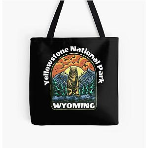 Yellowstone National Park All Over Print Tote Bag RB1608