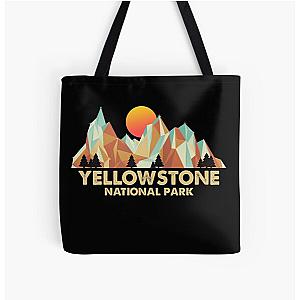 Yellowstone national park. Yellowstone All Over Print Tote Bag RB1608