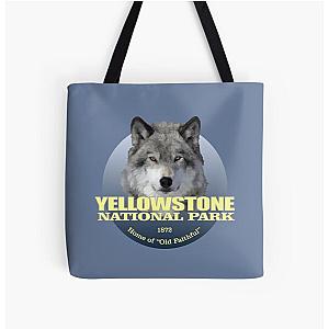 Yellowstone National Park (gray wolf)(WT) All Over Print Tote Bag RB1608