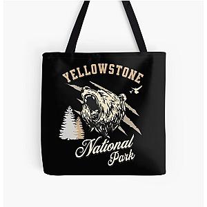 Yellowstone National Park All Over Print Tote Bag RB1608