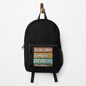 Yellowstone park.Camping adventure Backpack RB1608