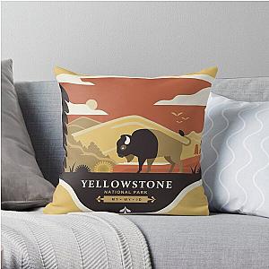 Yellowstone National Park Throw Pillow RB1608