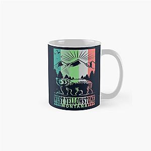 West Yellowstone Retro Mountain Bear Classic Mug RB1608