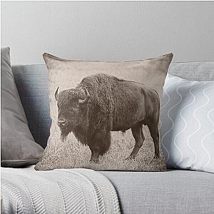 Yellowstone Bison Throw Pillow RB1608