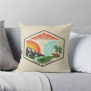 Yellowstone National Park Throw Pillow RB1608