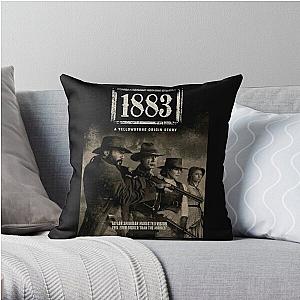 1883 Yellowstone Tv Series Throw Pillow RB1608