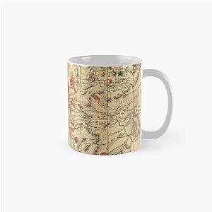 Vintage Map of Yellowstone National Park (1881) Classic Mug RB1608