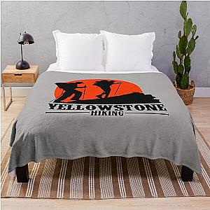 Yellowstone hiking trip gift Throw Blanket RB1608