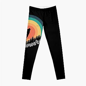 wolf Yellowstone national park  Leggings RB1608