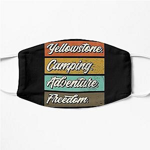 Yellowstone park.Camping adventure Flat Mask RB1608