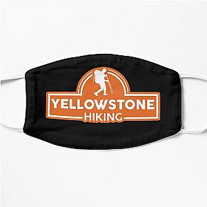 Yellowstone hiking trip Flat Mask RB1608