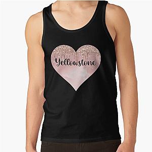 Yellowstone trip in glitter heart Tank Top RB1608