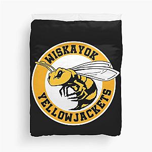 Yellowjackets Mascot Logo Duvet Cover