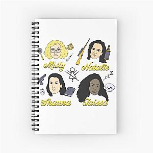 Yellowjackets Misty Natalie Shauna Taissa Spiral Notebook