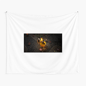 Yet Another Zombie Survivors Iconic Weapons and Upgrade Combos Motif Yet Another Zombie Survivors Tapestries