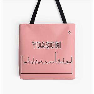 Yoasobi to Music All Over Tote Bag