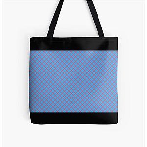 Yorasobi racing Into the Night Grid èdaku Blue All Over Print Tote Bag
