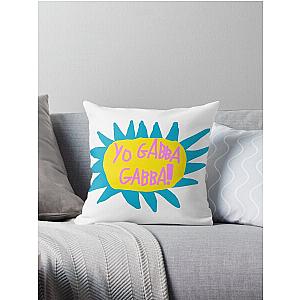 Yo Gabba Gabba! logo Throw Pillow