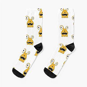 Funny cartoon colorful monsters Socks