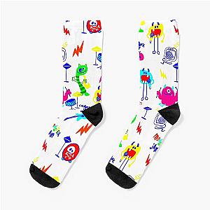 music monsters halloween funny musicians Socks