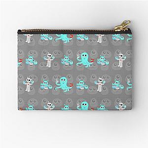 Robots, octopus, monsters and funny creatures ! Zipper Pouch