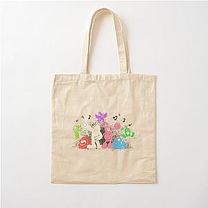 Graffiti Monste Sticker Cotton Tote Bag