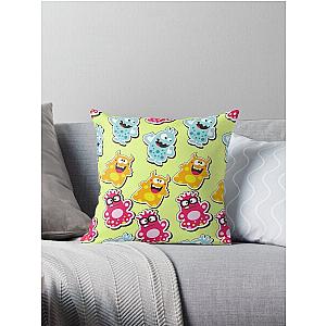 Monster collage  Throw Pillow