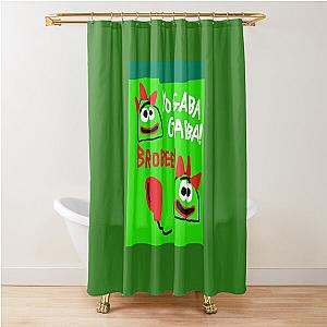 Monster pattern Shower Curtain