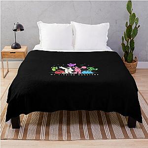 Graffiti Monste Sticker Throw Blanket