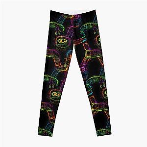 Neon monster lights in the dark Leggings