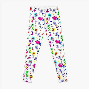 music monsters halloween funny musicians Leggings