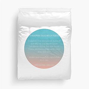 Yoko Ono Wisdom Duvet Cover