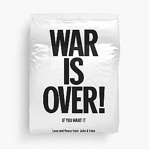 War is Over - John Lennon & Yoko Ono Duvet Cover