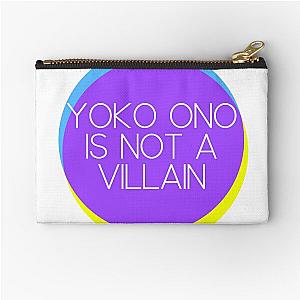 Yoko Ono is not a Villain Zipper Pouch