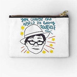 Yoko Ono quote  Zipper Pouch