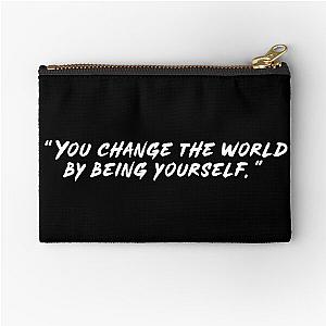 Yoko ono quote Zipper Pouch