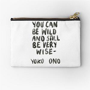 Yoko Ono quotee Zipper Pouch