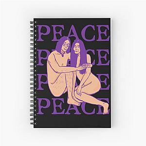 John Lennon and Yoko Ono Peace Spiral Notebook