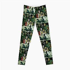 Young thug collage poster design 2021 Leggings RB1508