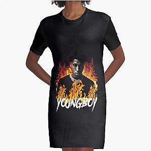 Chemise NBA Youngboy Graphic T-Shirt Dress