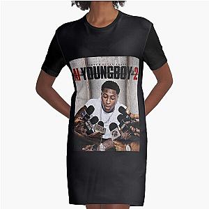 Chemise NBA Youngboy Graphic T-Shirt Dress