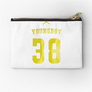 NBA Youngboy 38 Jersey, Youngboy Gear, Shirts and More Zipper Pouch