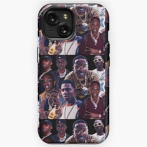 Young dolph tribute collage poster design 2021 iPhone Tough Case