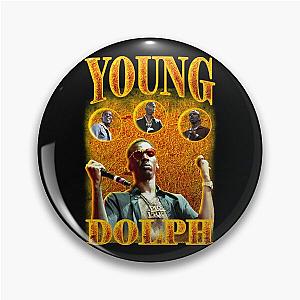 Young Dolph Fire Bootleg Vintage Pin