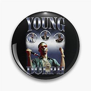 Young Dolph Silver Bootleg Vintage Pin