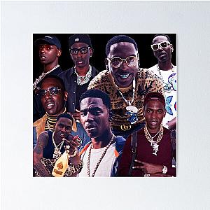 Young dolph tribute collage poster design 2021 Poster