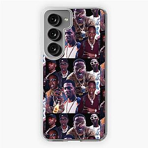 Young dolph tribute collage poster design 2021 Samsung Galaxy Soft Case