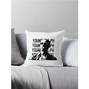 Young Dolph Rap Throw Pillow