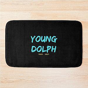 Young dolph typography Bath Mat