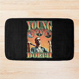 Young Dolph Orange Bootleg Vintage Bath Mat